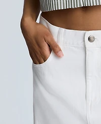Kenneth Cole Women's Fray-Hem Slit-Front Maxi Skirt