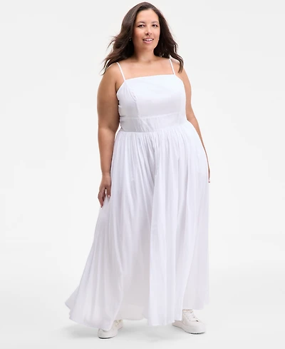 On 34th Trendy Plus Square-Neck Maxi Dress, Exclusively at Macy's