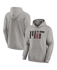 Fanatics Men's Heather Gray Mit Engineers Fleece Pullover Hoodie