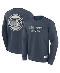 Fanatics Men's Blue New York Knicks Elements Future Ground Lettering Pullover Sweatshirt