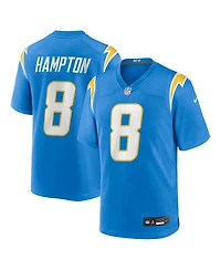 Nike Men's Omarion Hampton Powder Blue Los Angeles Chargers 2025 Nfl Draft First Round Pick Game Jersey