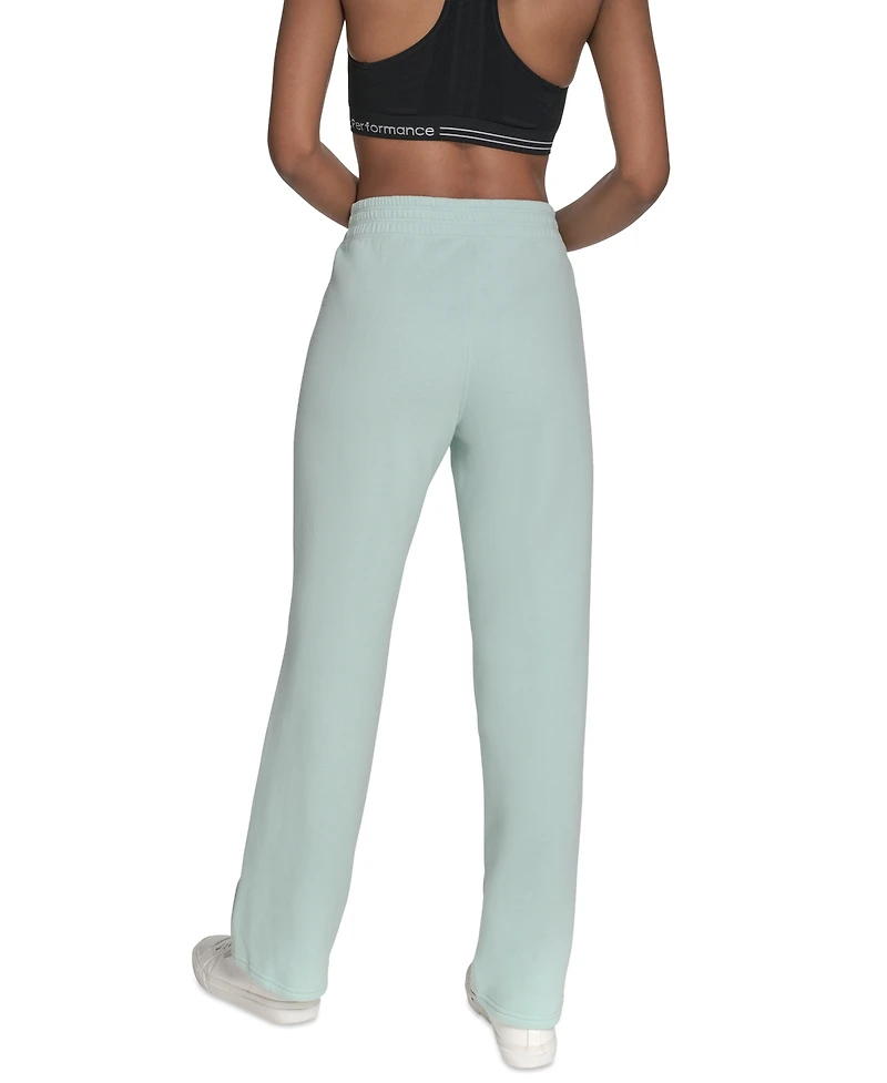 Calvin Klein Performance Women's High-Waist Straight-Leg Sweatpants