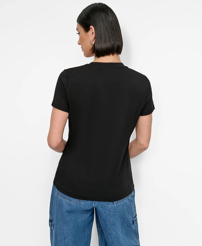 Dkny Women's Fifth Avenue Conversation Crewneck Tee