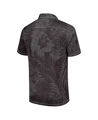 Tommy Bahama Men's Black Pittsburgh Steelers Big Tall Santiago Paradise Polo Shirt