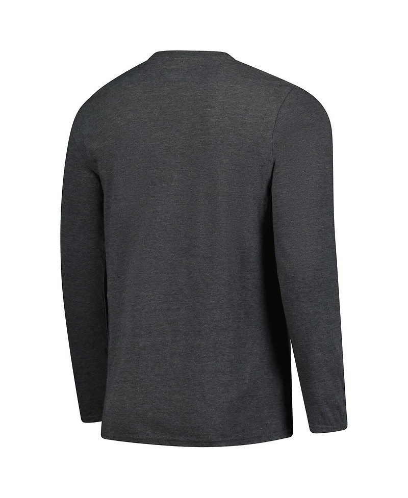 Fanatics Men's Heather Charcoal Dallas Stars Authentic Pro Practice Long Sleeve T-Shirt