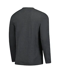 Fanatics Men's Heather Charcoal Dallas Stars Authentic Pro Practice Long Sleeve T-Shirt