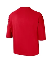 Nike Women's Red Miami Heat 2024/25 City Edition Courtside Boxy T-Shirt