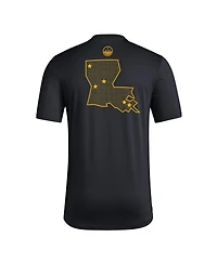 Adidas Men's Black Grambling Tigers Honor Support Pre-Game T-Shirt