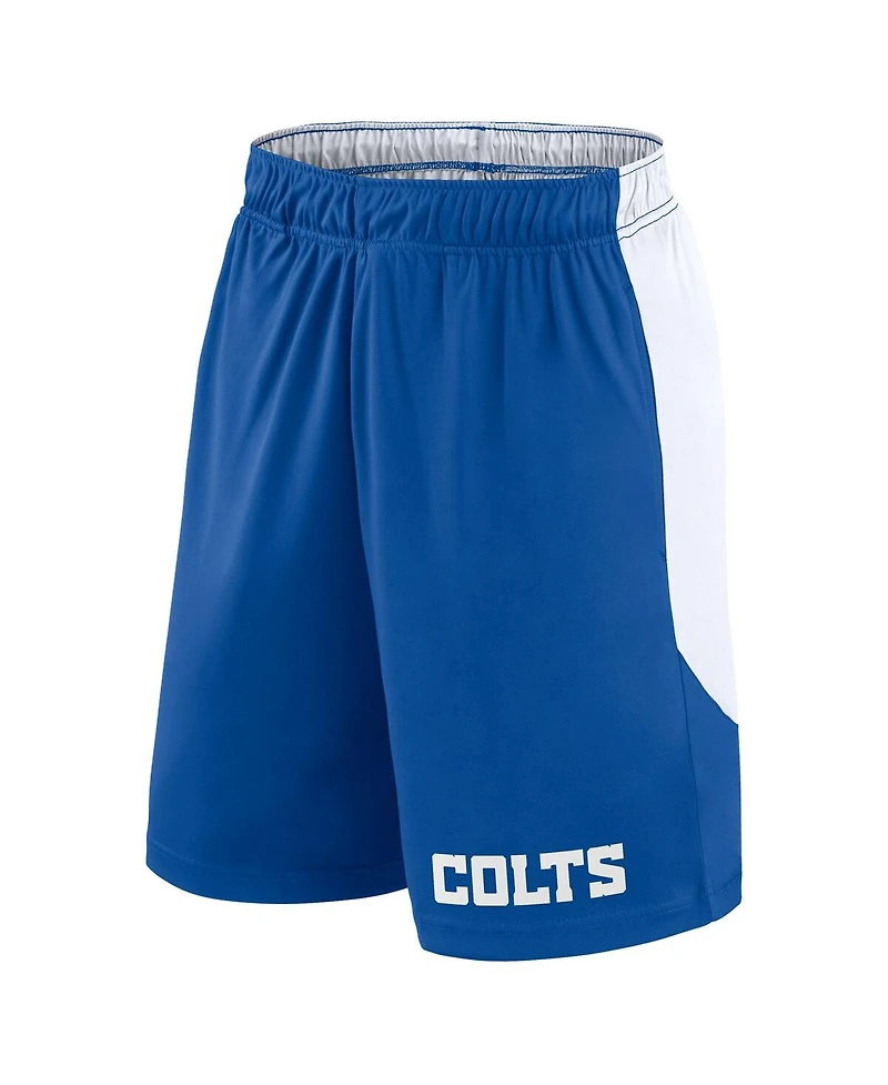 Fanatics Men's Royal/White Indianapolis Colts Launch Shorts
