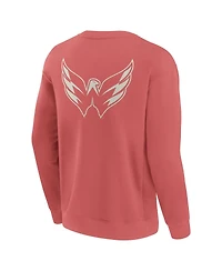 Fanatics Men's Red Washington Capitals Elements Future Ground Lettering Pullover Sweatshirt
