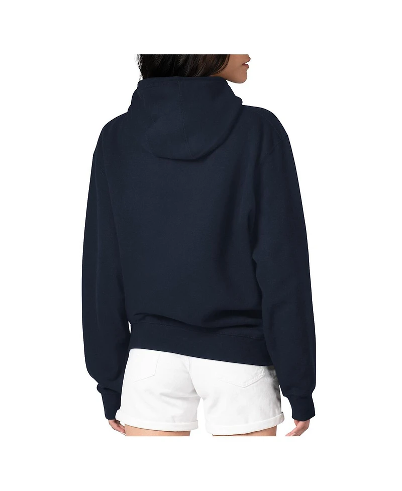 G-iii 4Her by Carl Banks Women's Navy Boston Red Sox Heart Graphic Pullover Hoodie