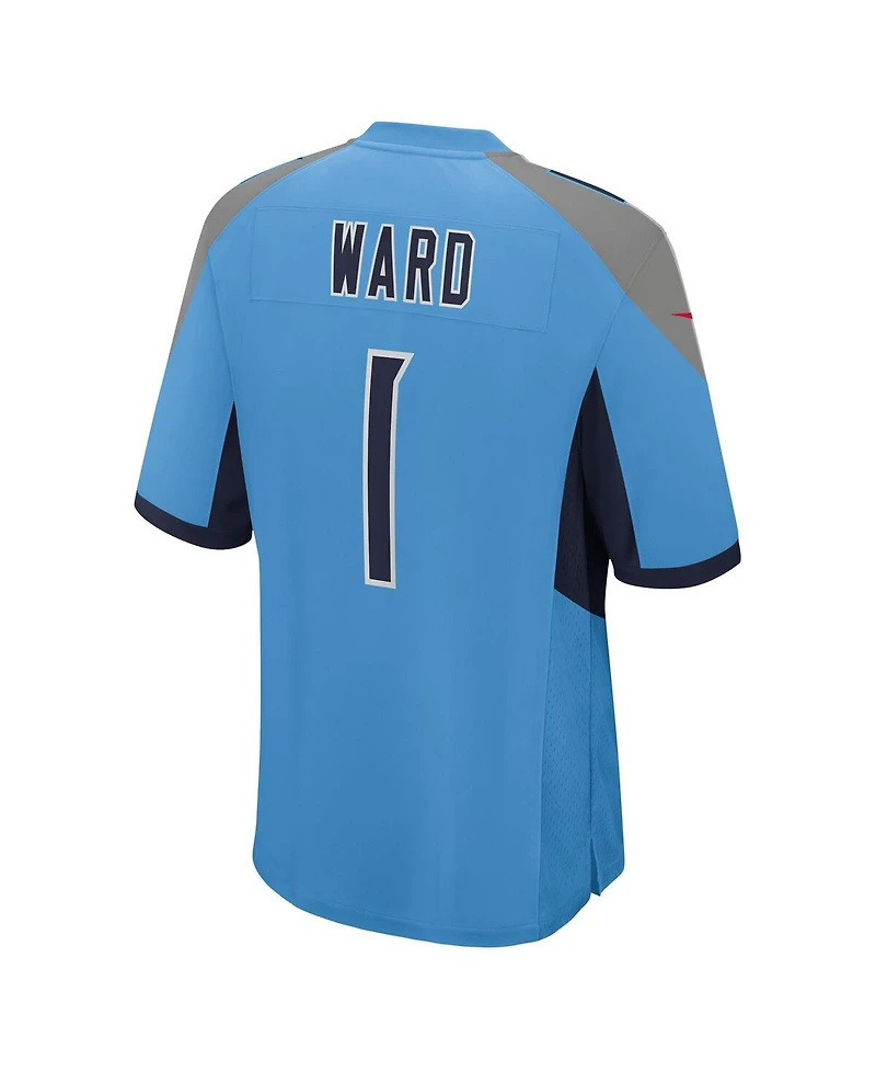 Nike Men's Cameron Ward Light Blue Tennessee Titans 2025 Nfl Draft First Round Pick Game Jersey