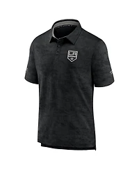 Fanatics Men's Black Los Angeles Kings Authentic Pro Rink Polo Shirt