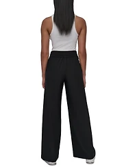 Dkny Sport Women's Hudson Stretch Wide-Leg Pull-On Pants