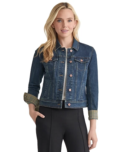 Jones New York Women's Chelsea Denim Trucker Jacket