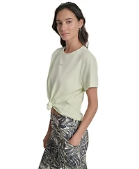 Dkny Women's Studded-Logo T-Shirt
