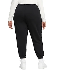 Nike Sportswear Club Plus Size Fleece Mid-Rise Oversized Sweatpants