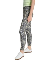 Dkny Sport Women's Printed High-Waist 7/8 Tights