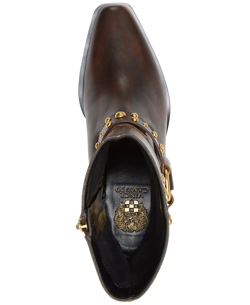 Vince Camuto Women's Roista Studded Western Moto Booties
