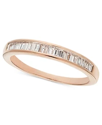 Diamond Baguette Band (1/7 ct. t.w.) 14k White Gold, or Rose Gold