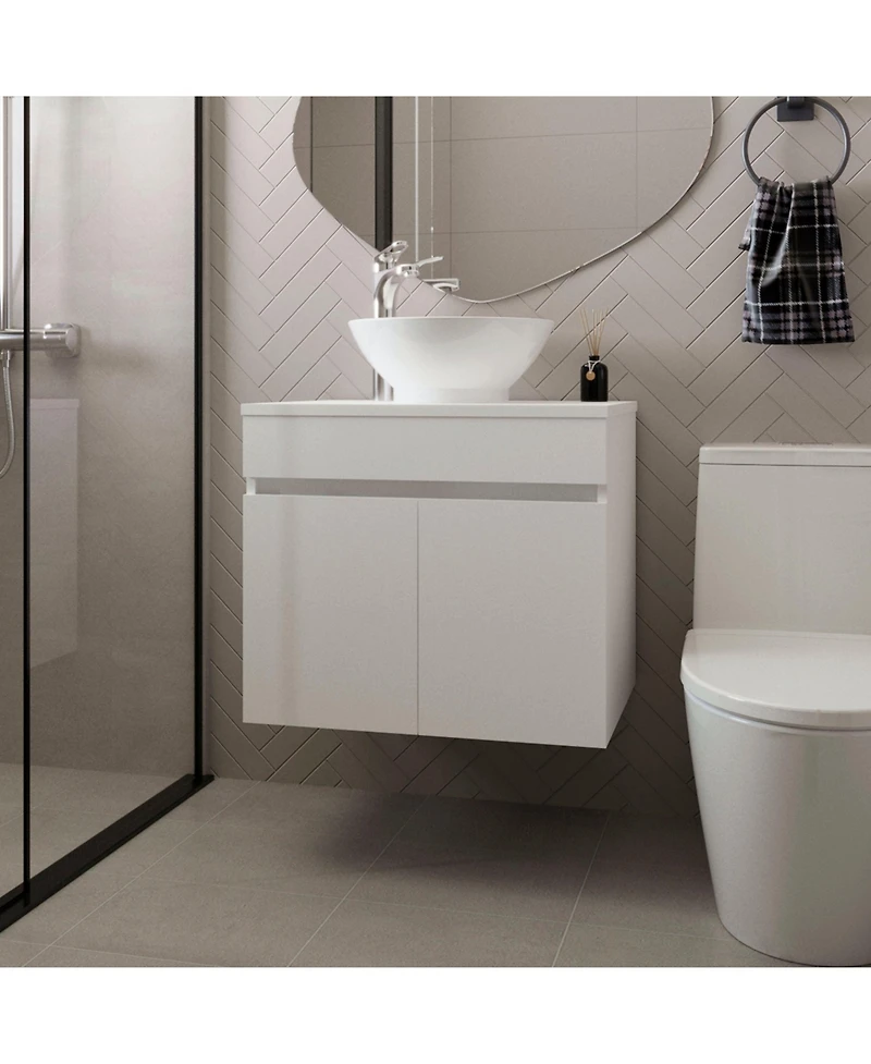 Sheridan Bathroom Vanity with 2 Doors, White