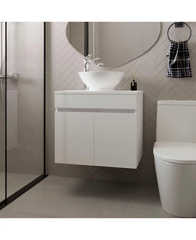 Sheridan Bathroom Vanity with 2 Doors, White