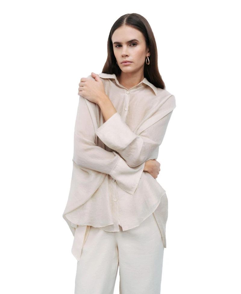 Nocturne Women's Embroidered Detailed Shirt