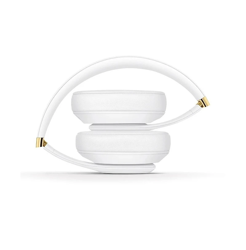 Beats Studio 3 Wireless Over-Ear Noise Cancelling Headphones with Usb C Wall Adapter Charger - Matte White - MX3Y2LL/A