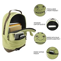 Shrek Character 17.5” Green Backpack