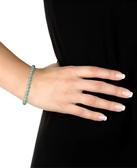 3-Pc. Set Dyed Green Jade Collar Necklace, Bracelet, & Stud Earrings
