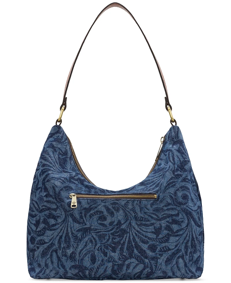 Patricia Nash Elia Small Denim Hobo Bag
