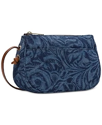 Patricia Nash Bacoli Small Denim Crossbody Bag