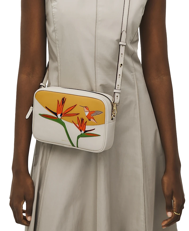 Radley London Birds Of Paradise Small Leather Zip Around Crossbody