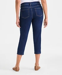 Style & Co Women's Mid-Rise Straight Leg Ankle Jeans, Exclusively at Macy's