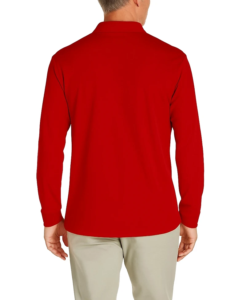 Galaxy By Harvic Men's Jump Start Modern Fit Polo Shirt