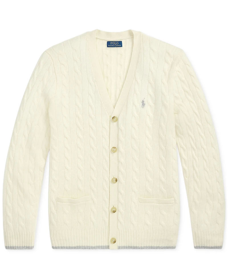 Polo Ralph Lauren Men's Cable-Knit Wool-Cashmere Cardigan