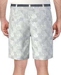 Pga Tour Men's Hibiscus-Print Shorts