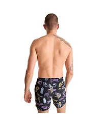 Chubbies Men's 5.5" Black Minnesota Vikings The Neon Lined Classic Swim Trunks