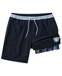 Chubbies Men's 5.5" Black Las Vegas Raiders Lined Classic Swim Trunks