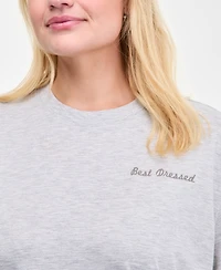 On 34th Trendy Plus Logo Short-Sleeve Crewneck Tee, Macy's Exclusive