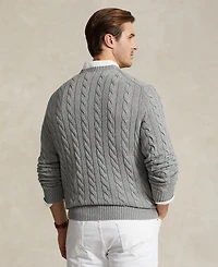 Polo Ralph Lauren Men's Big & Tall Cable-Knit Cotton Sweater