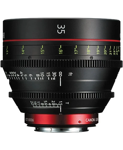 Canon Cinema Prime Cn-e 35mm T1.5 L F Lens for Canon Ef