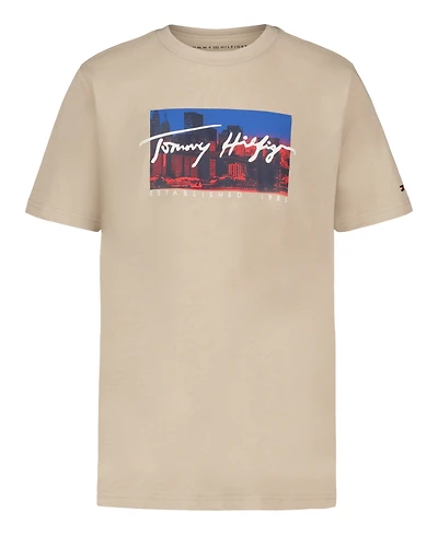 Tommy Hilfiger Big Boys Skyline Short Sleeve T-Shirt