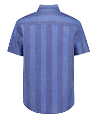 Tommy Hilfiger Big Boys Awning Stripe Short Sleeve Woven Shirt