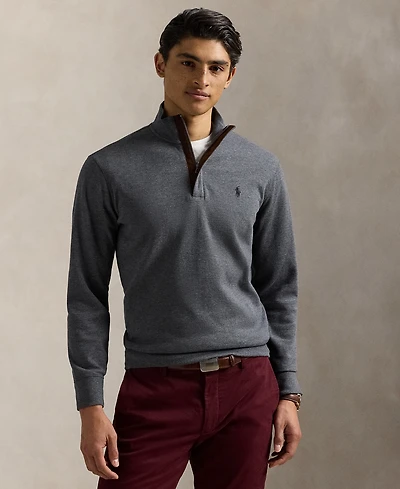 Polo Ralph Lauren Men's Luxury Jersey Quarter-Zip Pullover