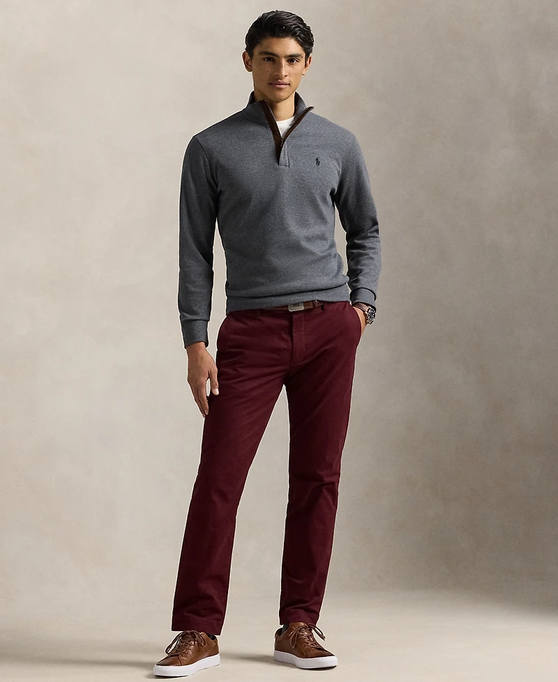 Polo Ralph Lauren Men's Luxury Jersey Quarter-Zip Pullover
