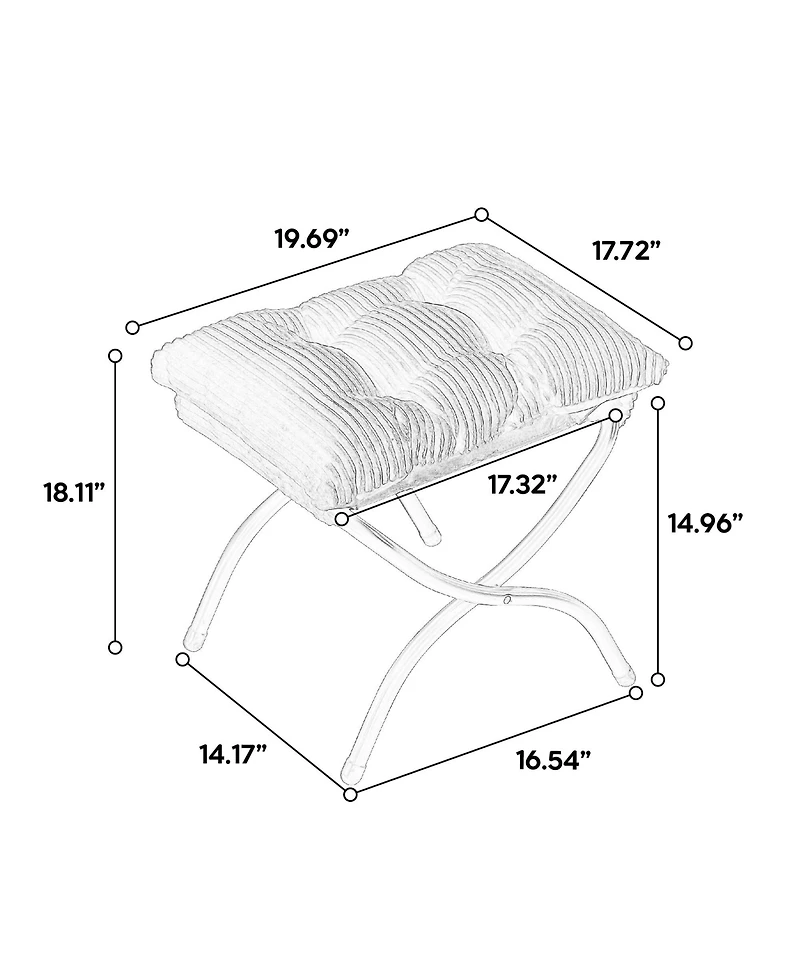 Mondawe Lounge Chair with Ottoman & Side Pocket
