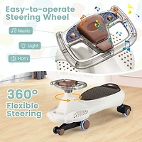 Wiggle Car with Hauling Rope Ride on Toy Under-Seat Storage