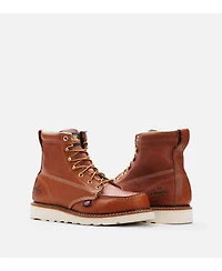 Thorogood Men's American Heritage 6" Tobacco Moc Toe Work Boots for Men