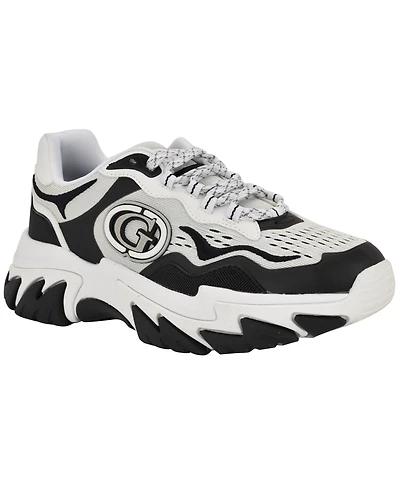 Guess Women's Nennzo Cat Claw Chunky Fashion Lace-Up Sneakers